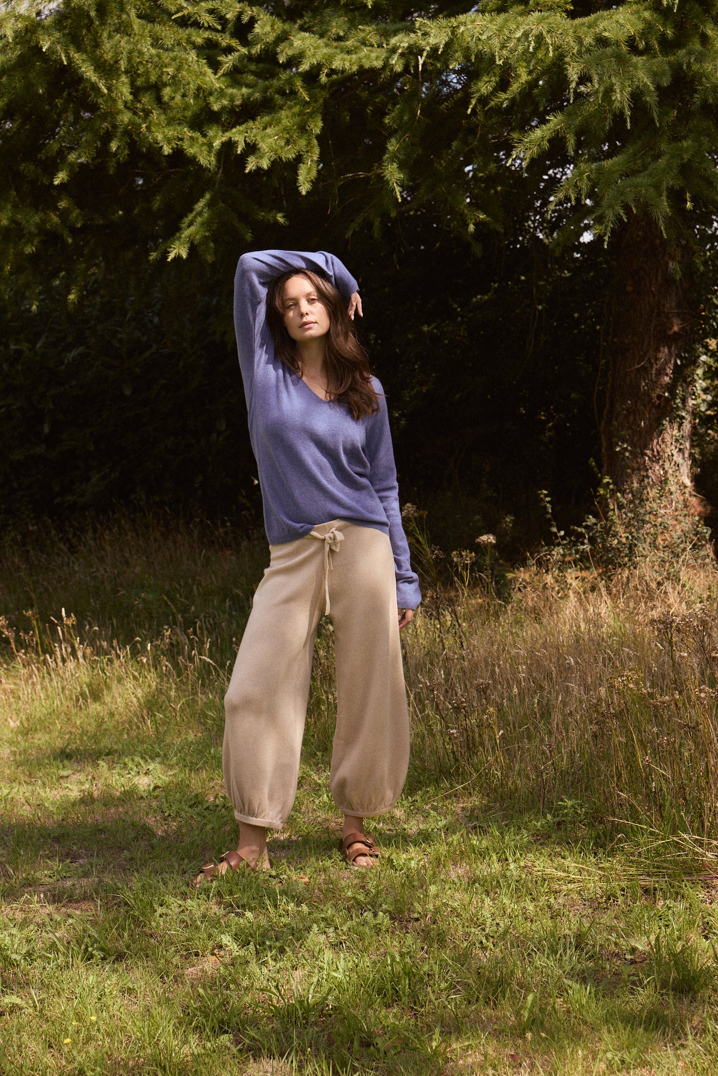 100% Cashmere V-neck Jumper. LAST FEW REMAINING. Was £220 now £165.