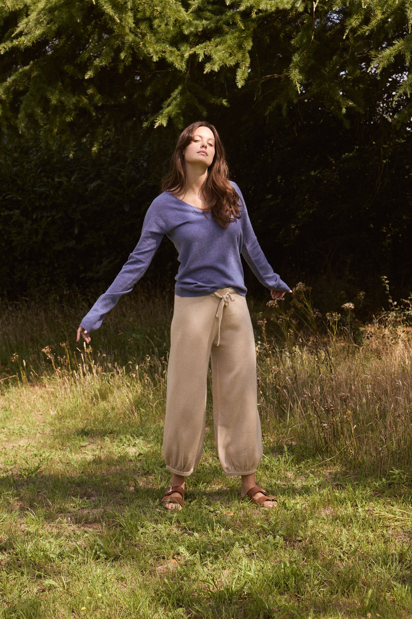 100% Cashmere V-neck Jumper. LAST FEW REMAINING. Was £220 now £165.