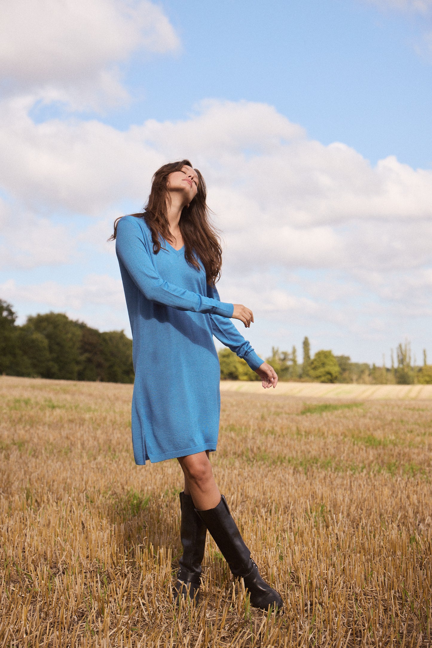 Super Soft Silk & Cashmere Dress