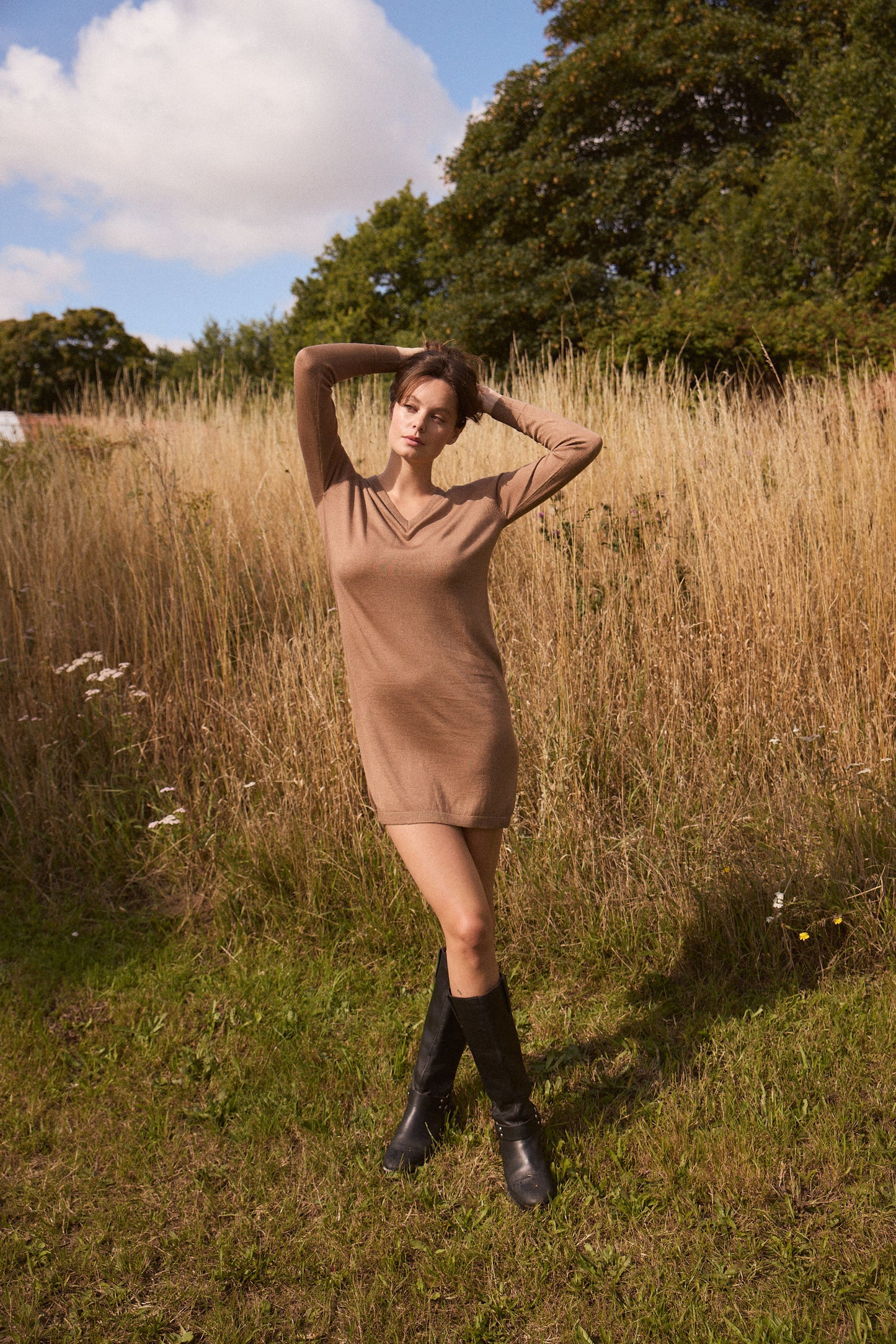 Super Soft Silk & Cashmere Dress