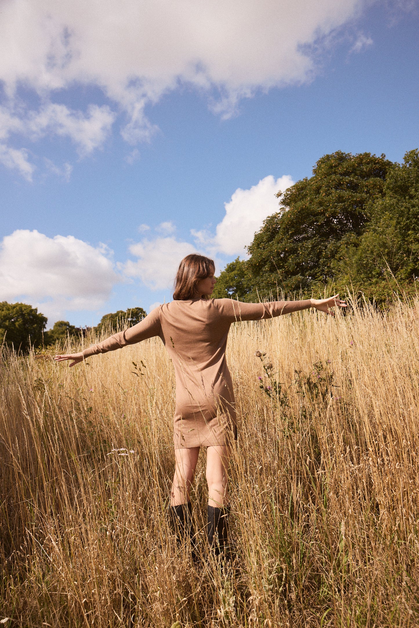 Super Soft Silk & Cashmere Dress