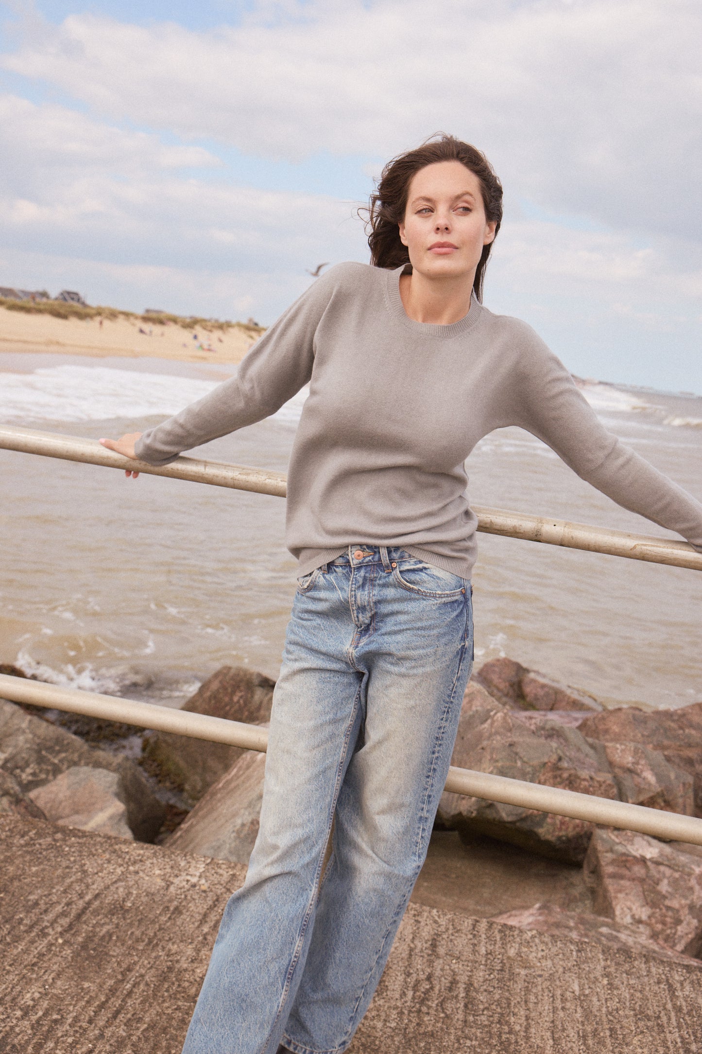Round Neck Wool & Cashmere Jumper