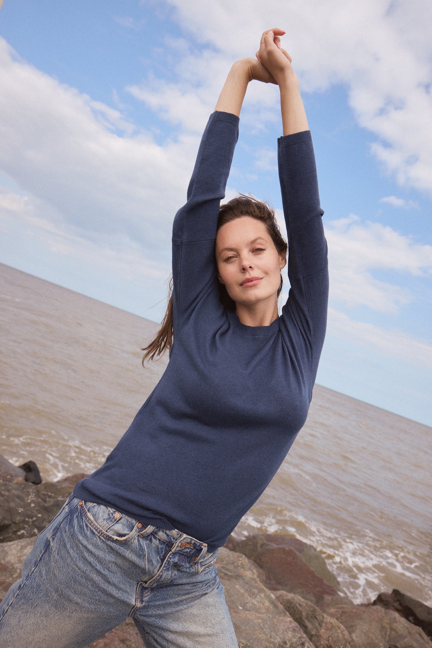 Round Neck Wool & Cashmere Jumper