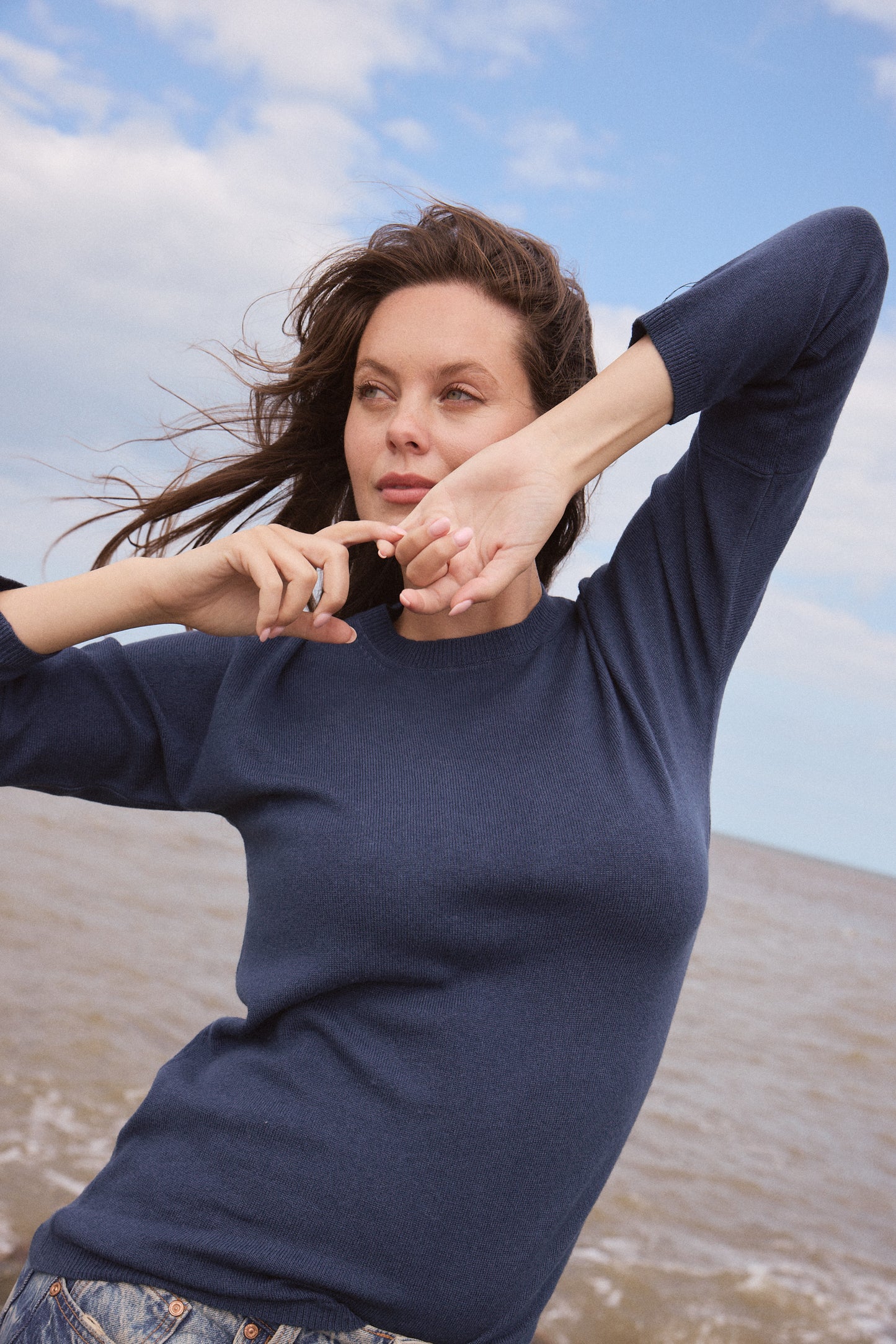 Round Neck Wool & Cashmere Jumper