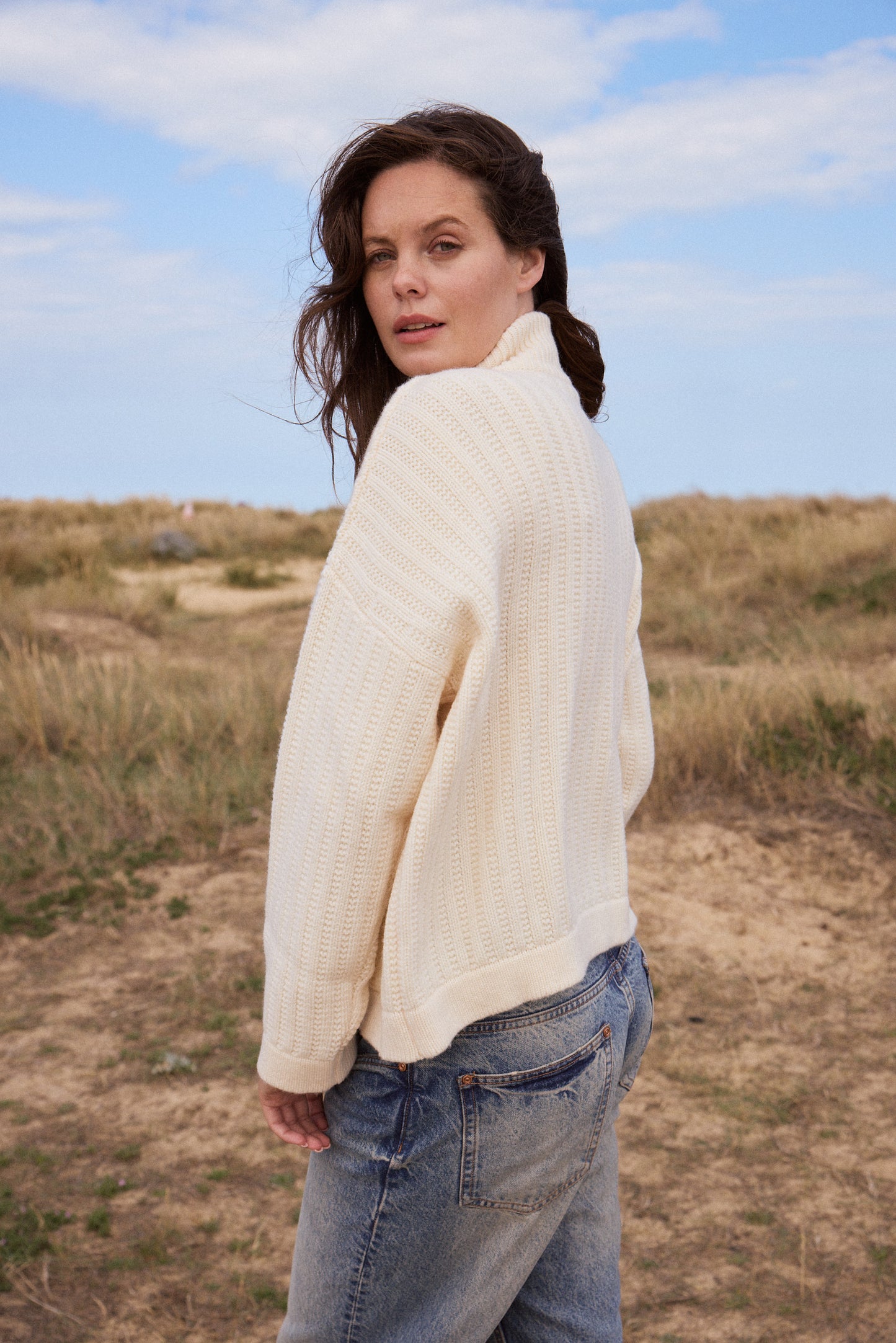 Wool & Cashmere Zip Cardigan