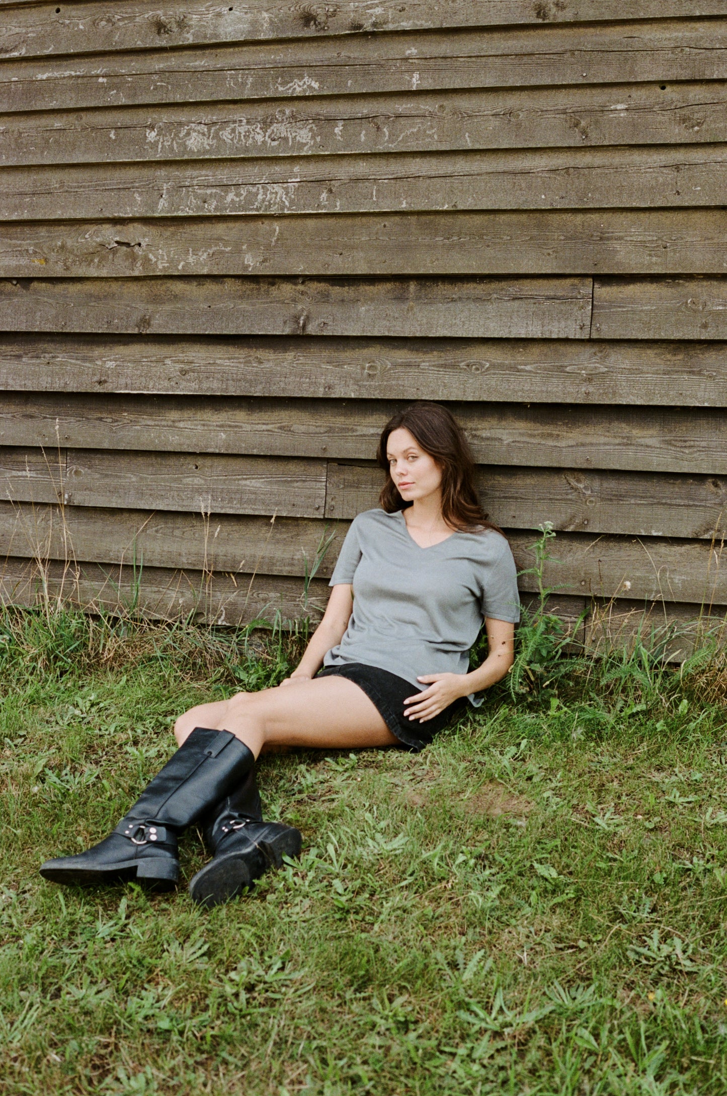 Short Sleeve Silk & Cashmere T-shirt