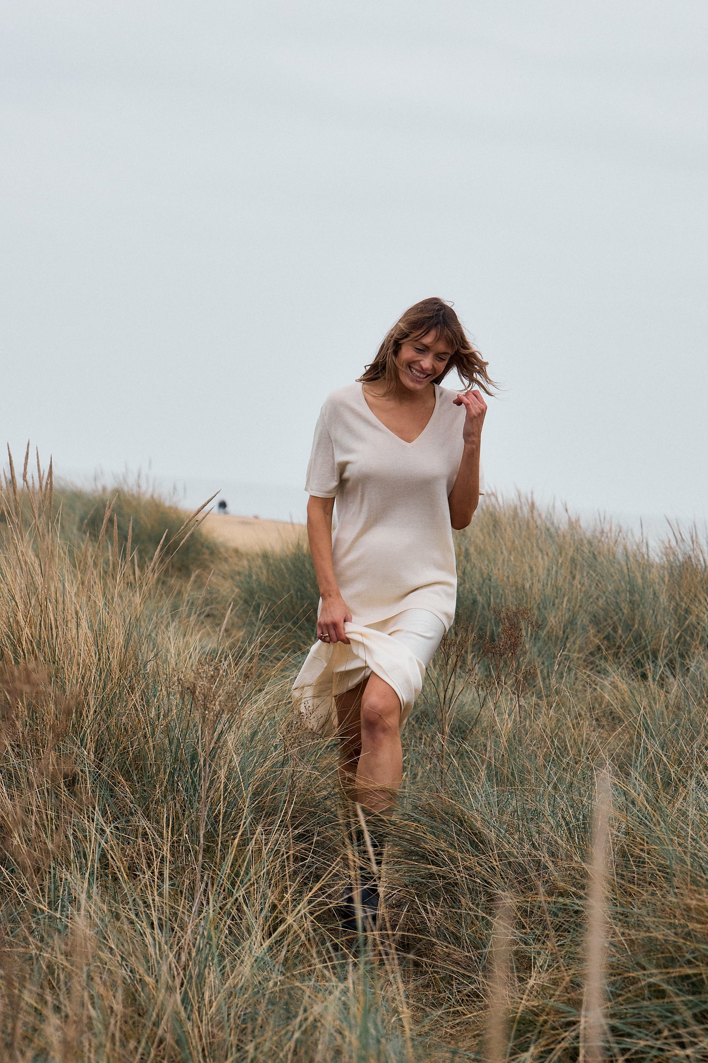 Short Sleeve Silk & Cashmere T-shirt