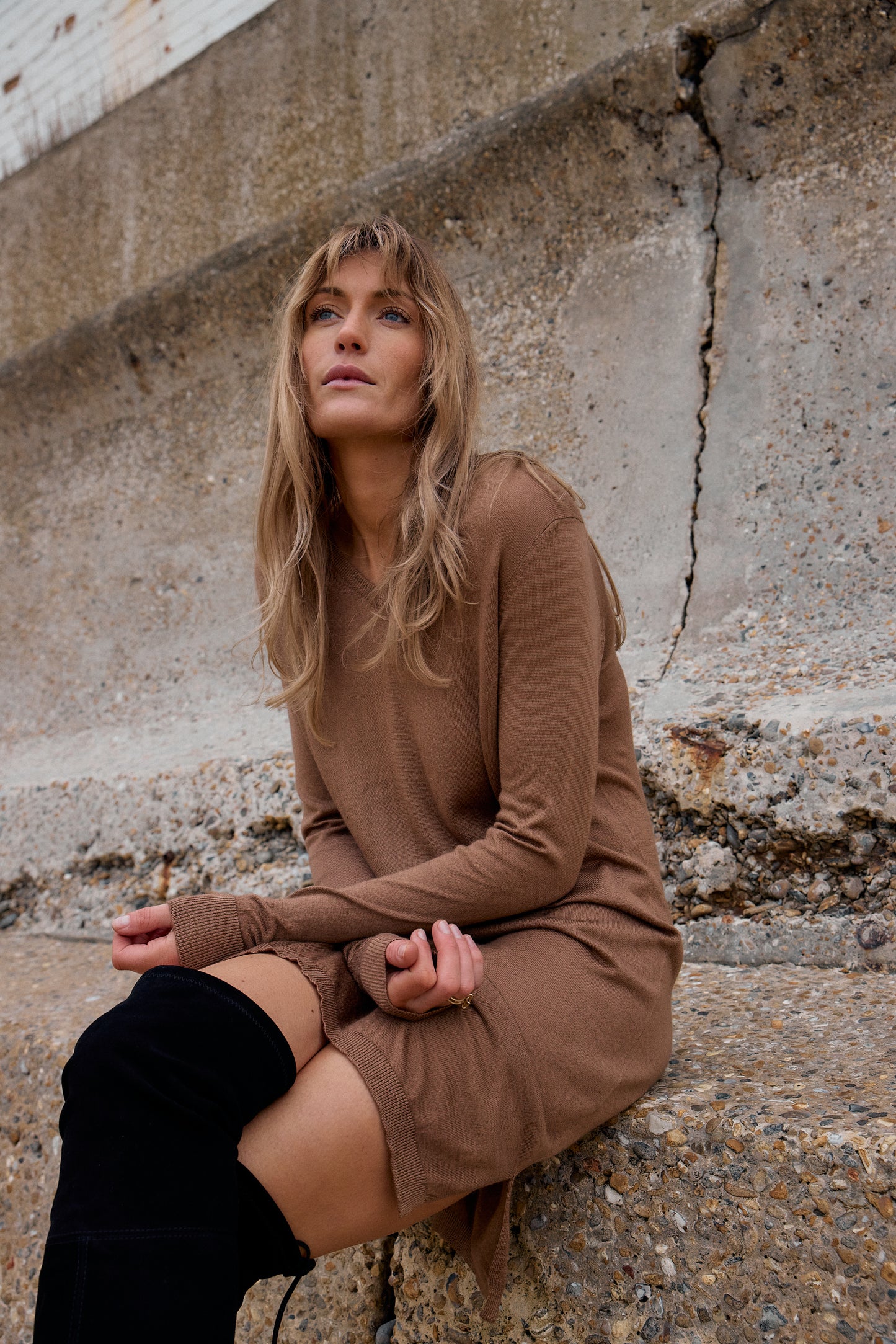 Super Soft Silk & Cashmere Dress