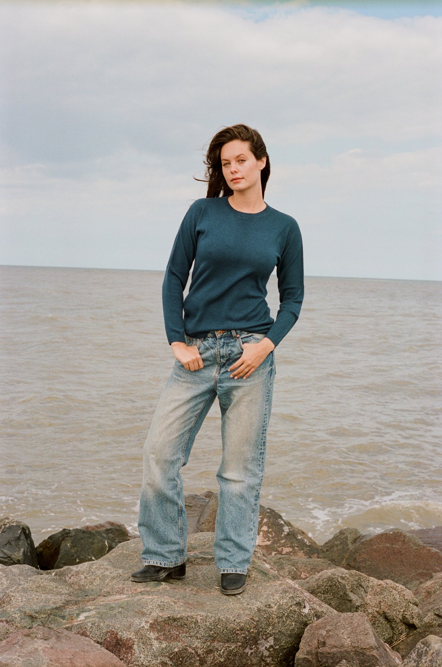 Round Neck Wool & Cashmere Jumper
