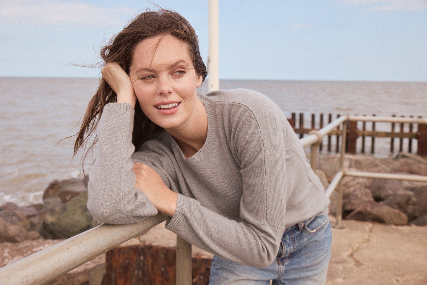 Round Neck Wool & Cashmere Jumper