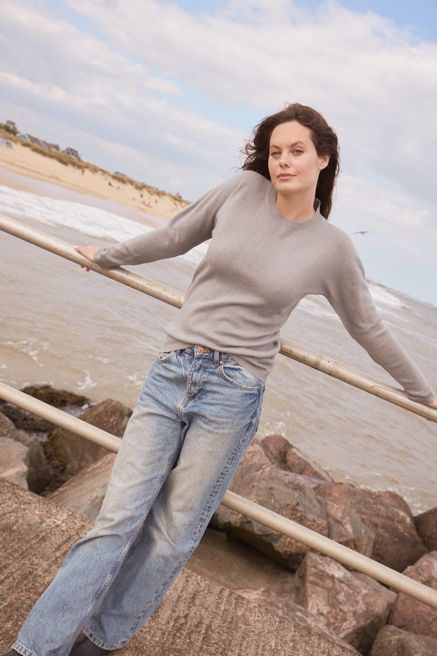 Round Neck Wool & Cashmere Jumper