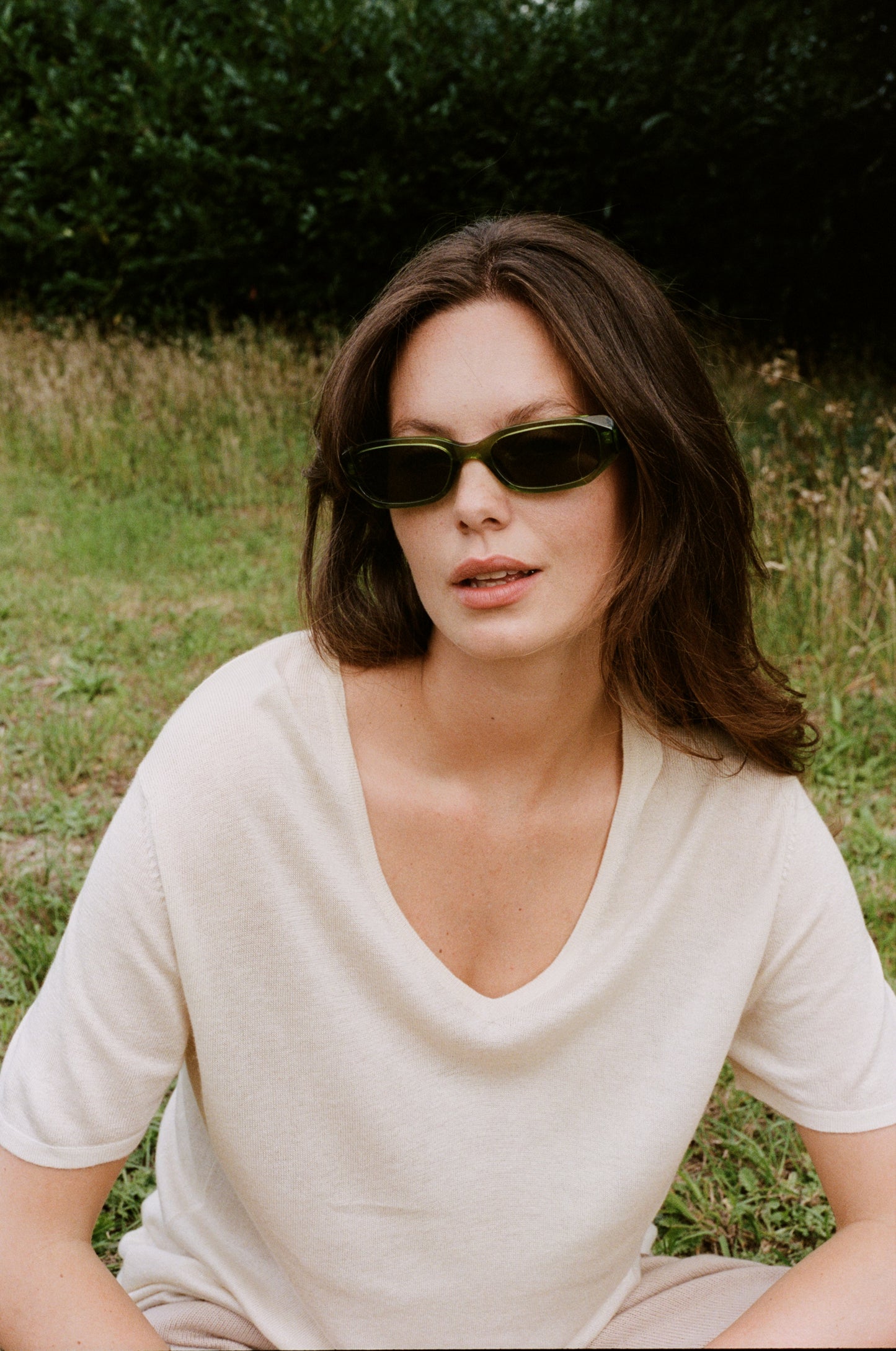 Short Sleeve Silk & Cashmere T-shirt