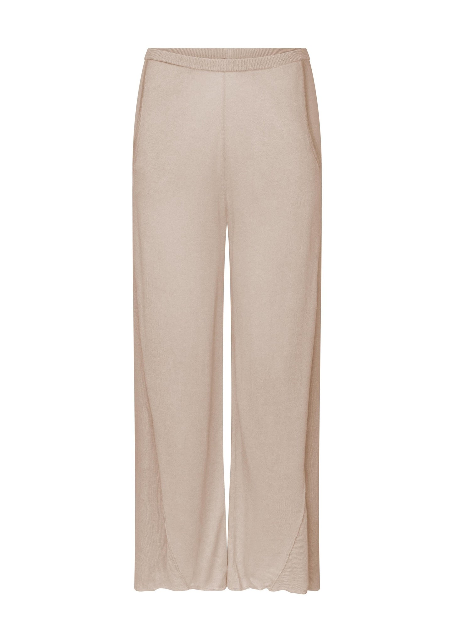 Silk & Cashmere Boat Neck Top and Trouser Set