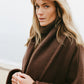 Chocolate Wool and Cashmere Coat