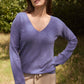 100% Cashmere V-neck Jumper. LAST FEW REMAINING. Was £220 now £165.