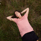 Short Sleeve Silk & Cashmere T-shirt