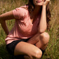 Short Sleeve Silk & Cashmere T-shirt