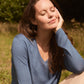 Long Sleeve Silk & Cashmere T-shirt