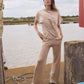 Silk & Cashmere Boat Neck Top and Trouser Set