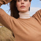 Caramel Crew Neck in Cashmere and Wool