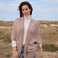 100% Cashmere Three Quarter Length Open Cardigan. LAST FEW REMAINING. WAS £295 now £195.