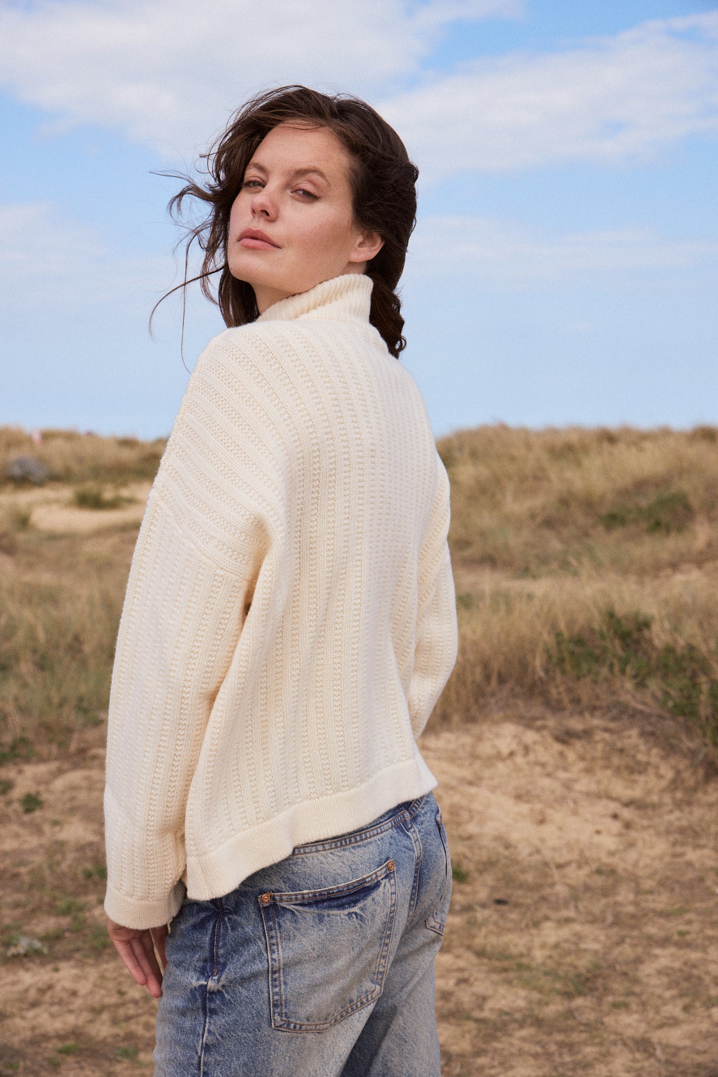 Wool & Cashmere Zip Cardigan