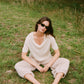 Short Sleeve Silk & Cashmere T-shirt