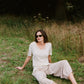 Short Sleeve Silk & Cashmere T-shirt