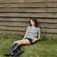 Short Sleeve Silk & Cashmere T-shirt
