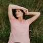 Short Sleeve Silk & Cashmere T-shirt