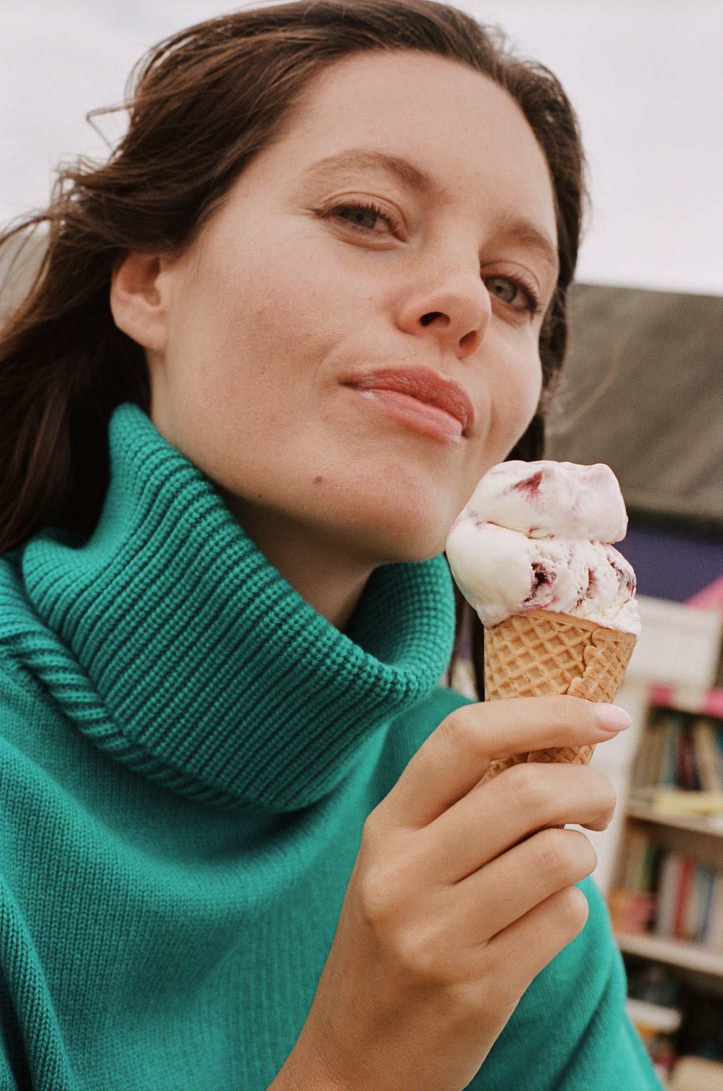 Thick, Premium Wool & Cashmere Roll Neck Jumper