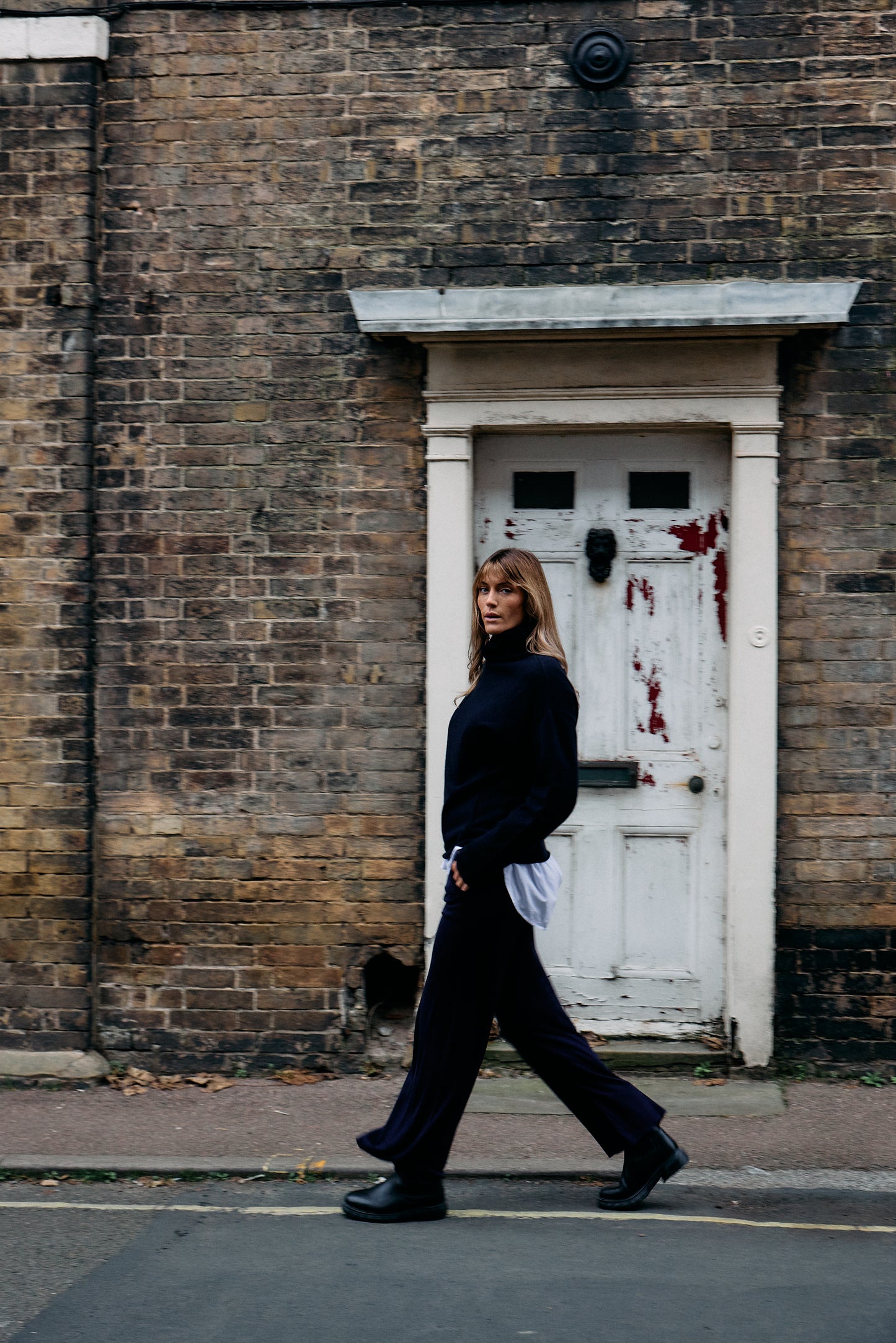 Thick, Premium Wool & Cashmere Roll Neck Jumper