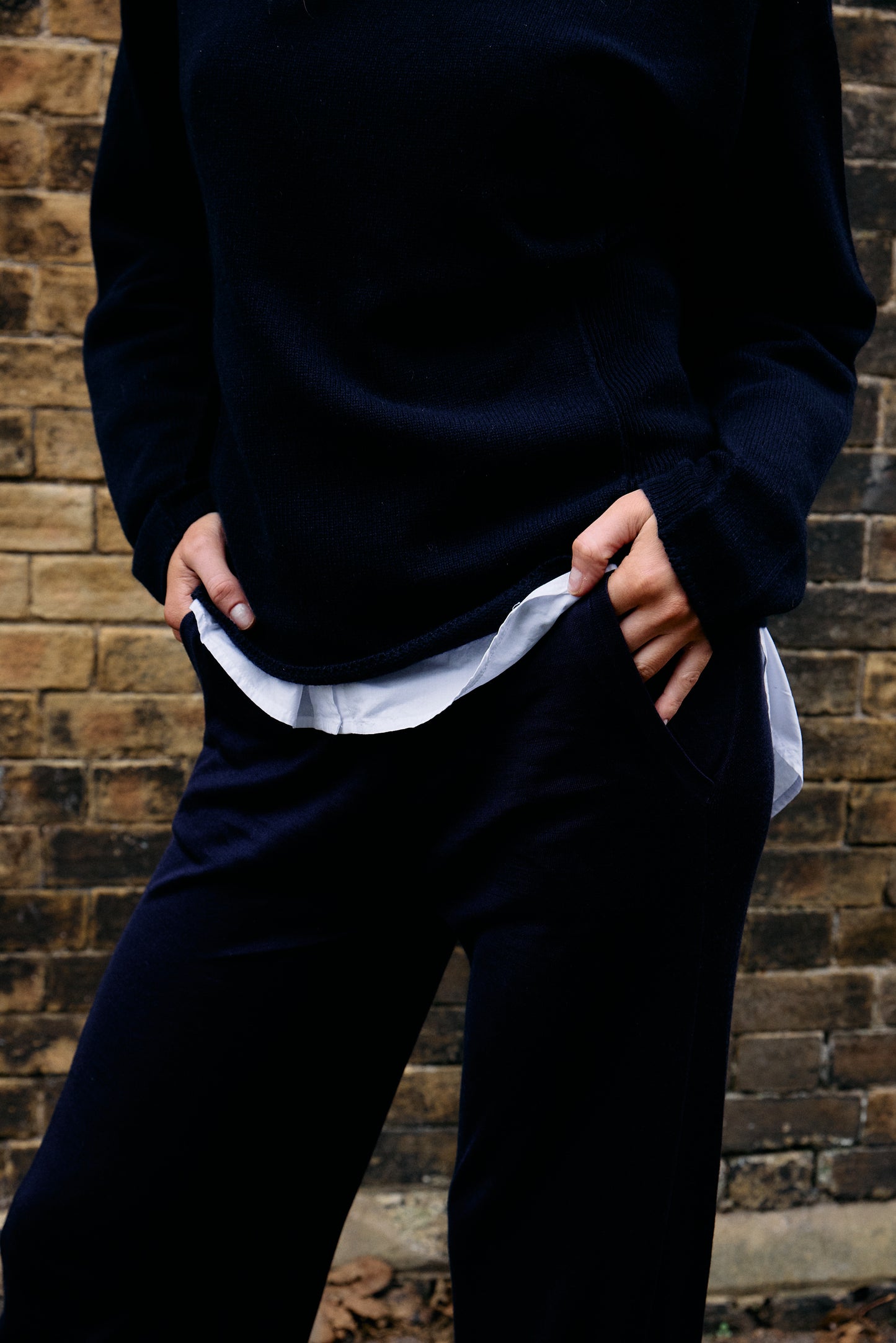 Thick, Premium Wool & Cashmere Roll Neck Jumper