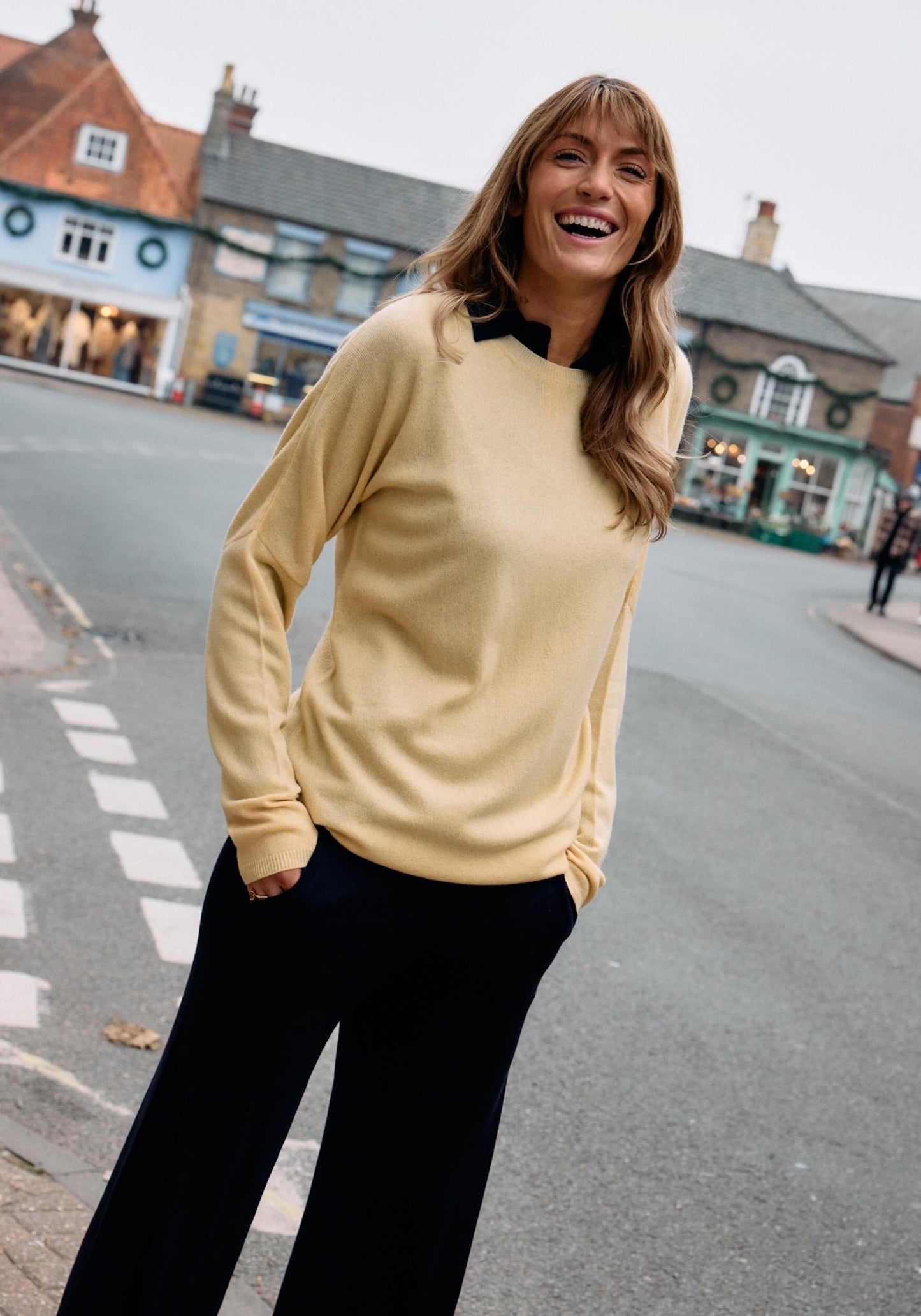 Round Neck Wool & Cashmere Jumper
