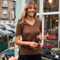 Short Sleeve Silk & Cashmere T-shirt