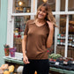 Short Sleeve Silk & Cashmere T-shirt