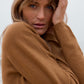 Caramel Crew Neck in Cashmere and Wool