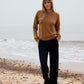 Caramel Crew Neck in Cashmere and Wool