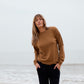 Caramel Crew Neck in Cashmere and Wool