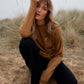 Caramel Crew Neck in Cashmere and Wool