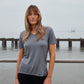 Short Sleeve Silk & Cashmere T-shirt