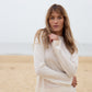 Long Sleeve Silk & Cashmere Boat Neck Top