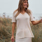 Short Sleeve Silk & Cashmere T-shirt
