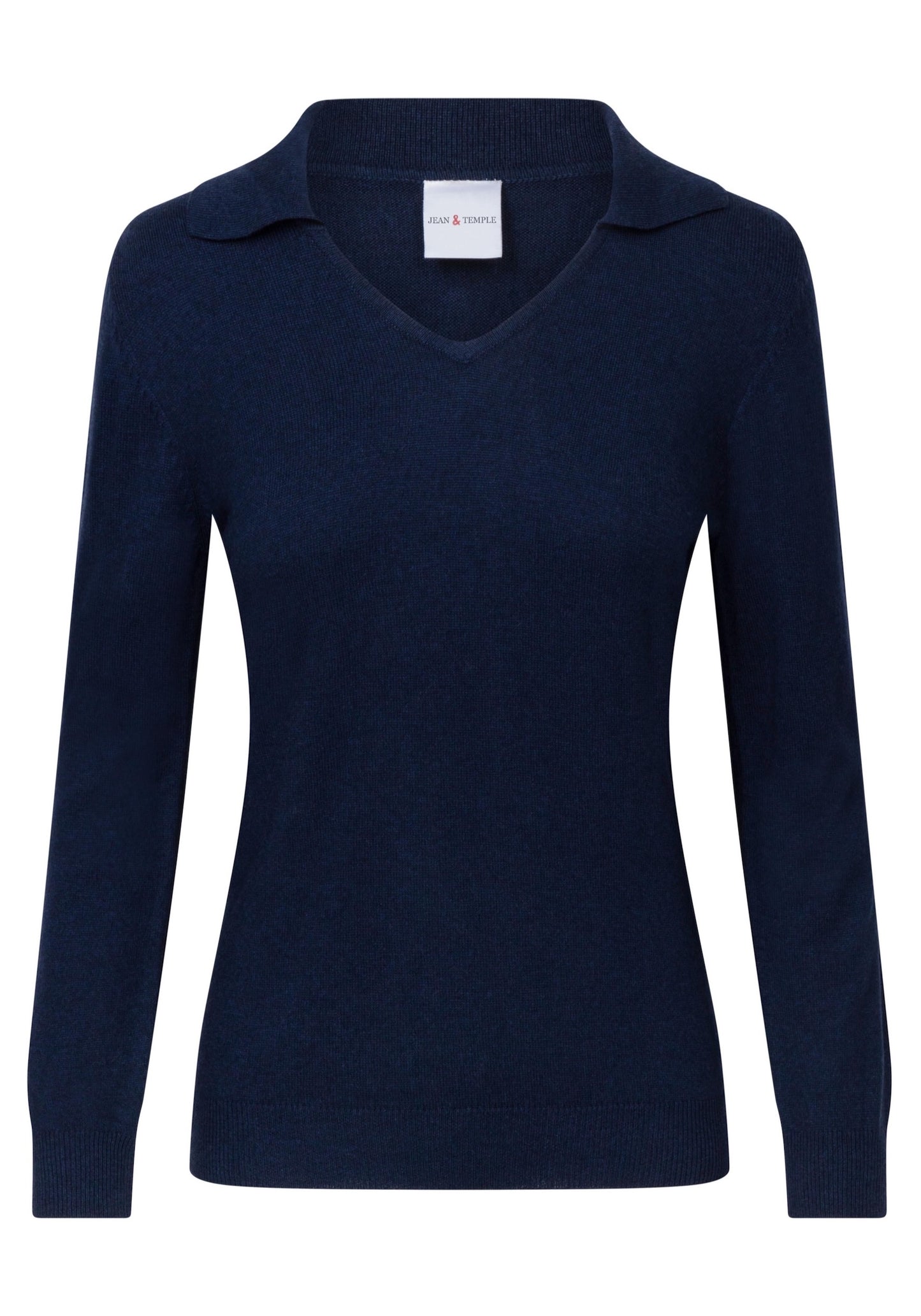 Silk & Cashmere Polo Jumper