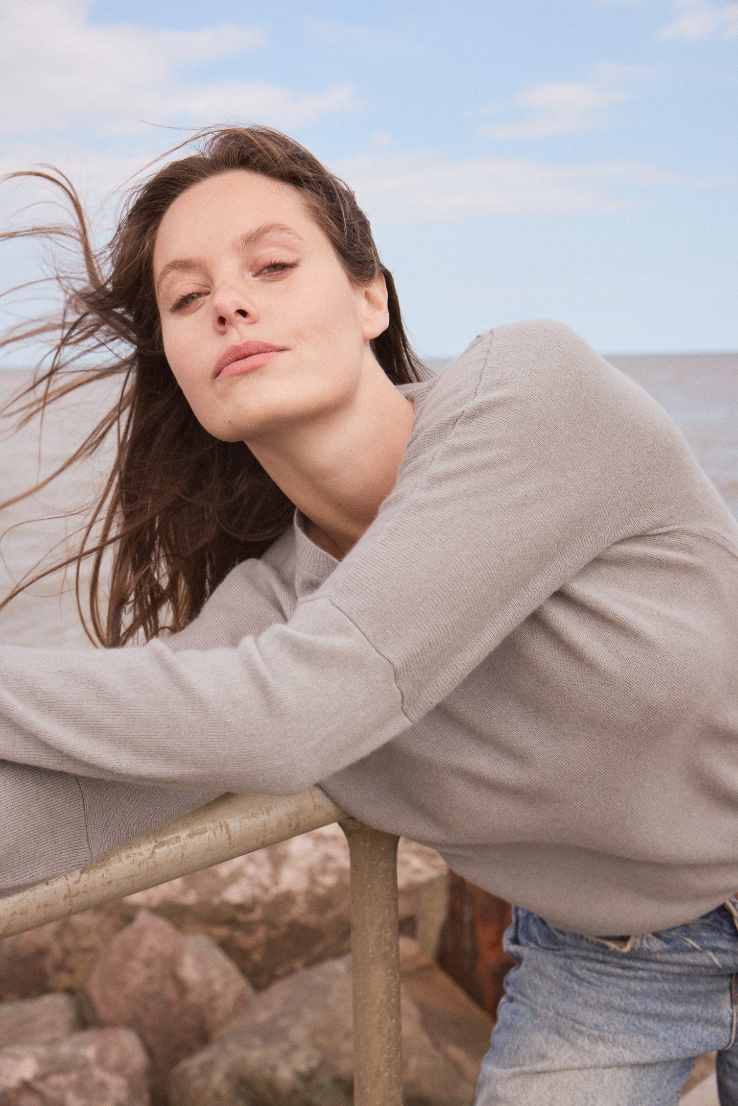 Round Neck Wool & Cashmere Jumper