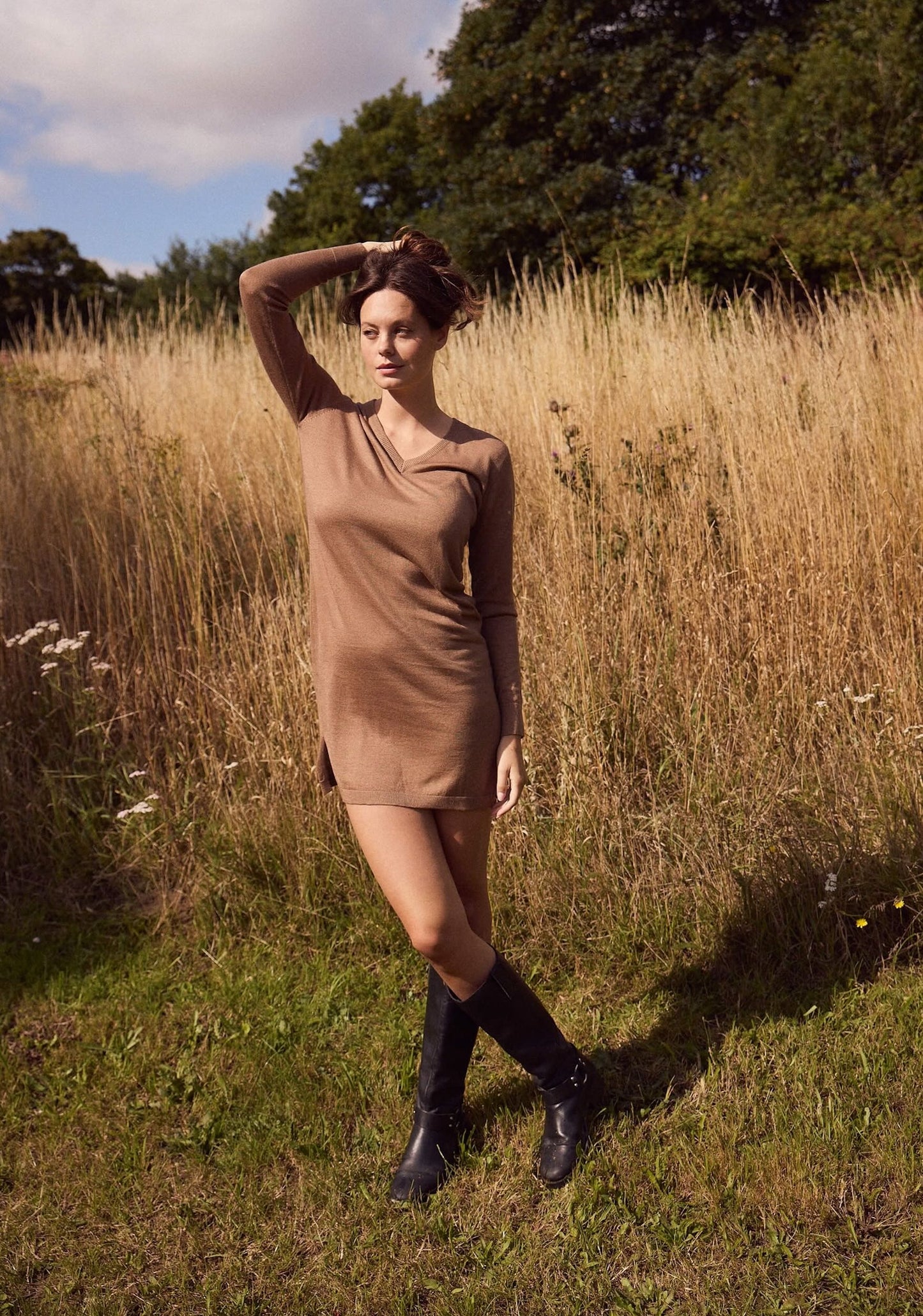 Super Soft Silk & Cashmere Dress