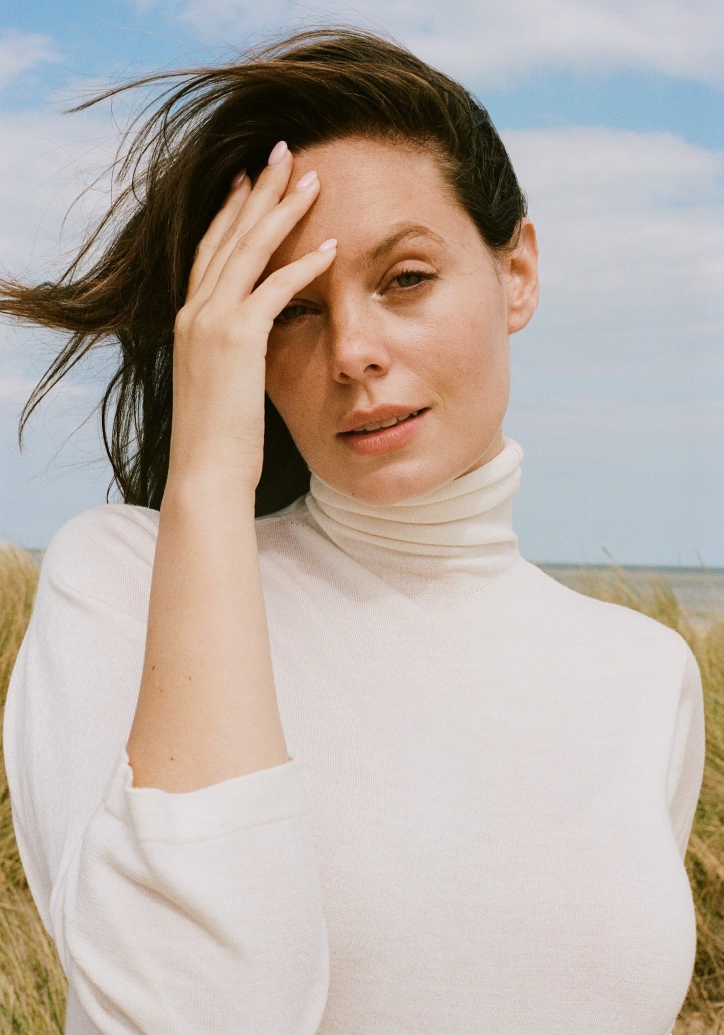 Ultra Thin, Silk & Cashmere Roll Neck