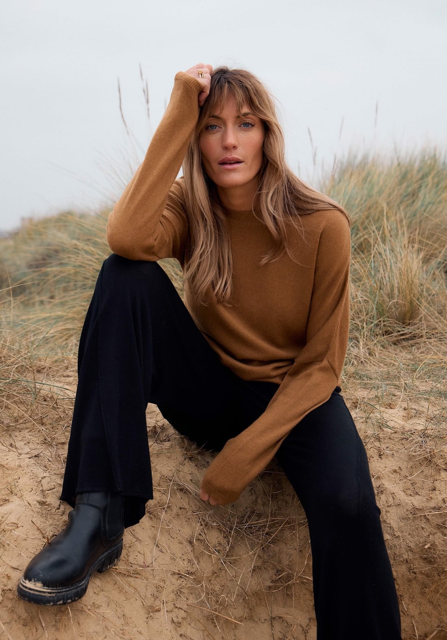 Round Neck Wool & Cashmere Jumper