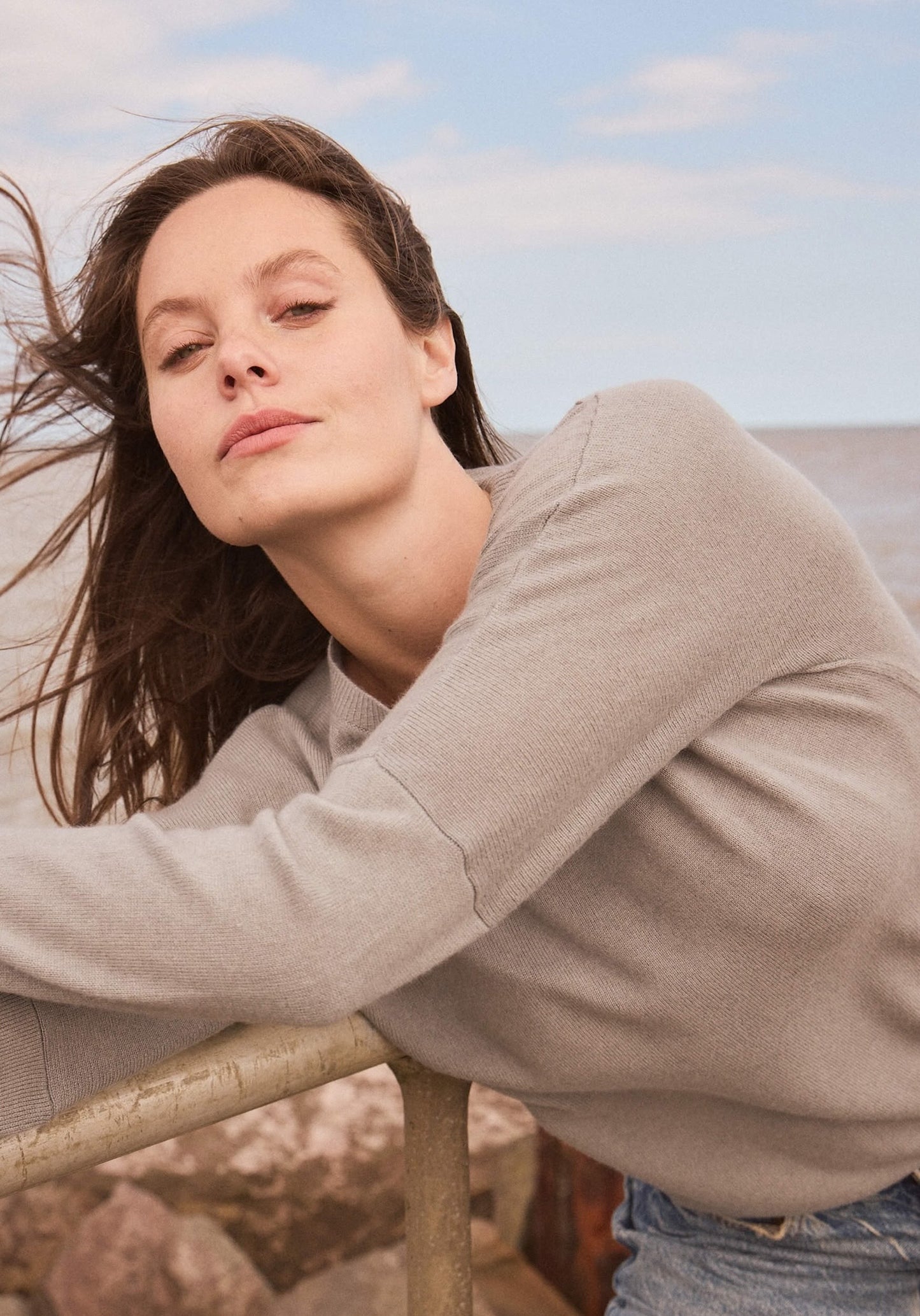 Round Neck Wool & Cashmere Jumper