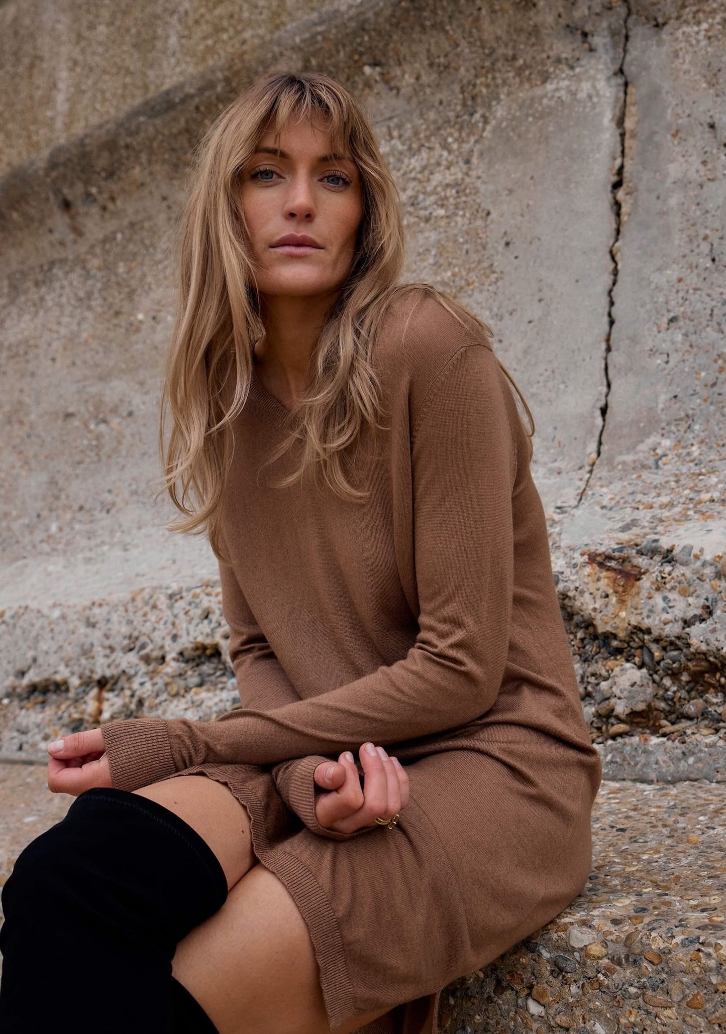 Super Soft Silk & Cashmere Dress